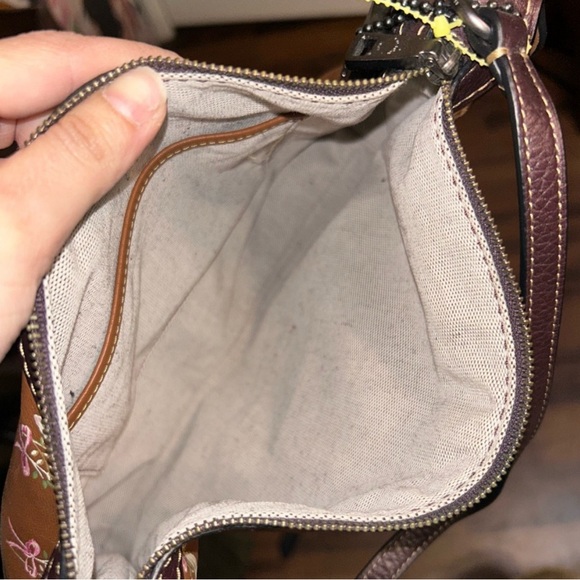Coach Brown Floral bag - Picture 4 of 4